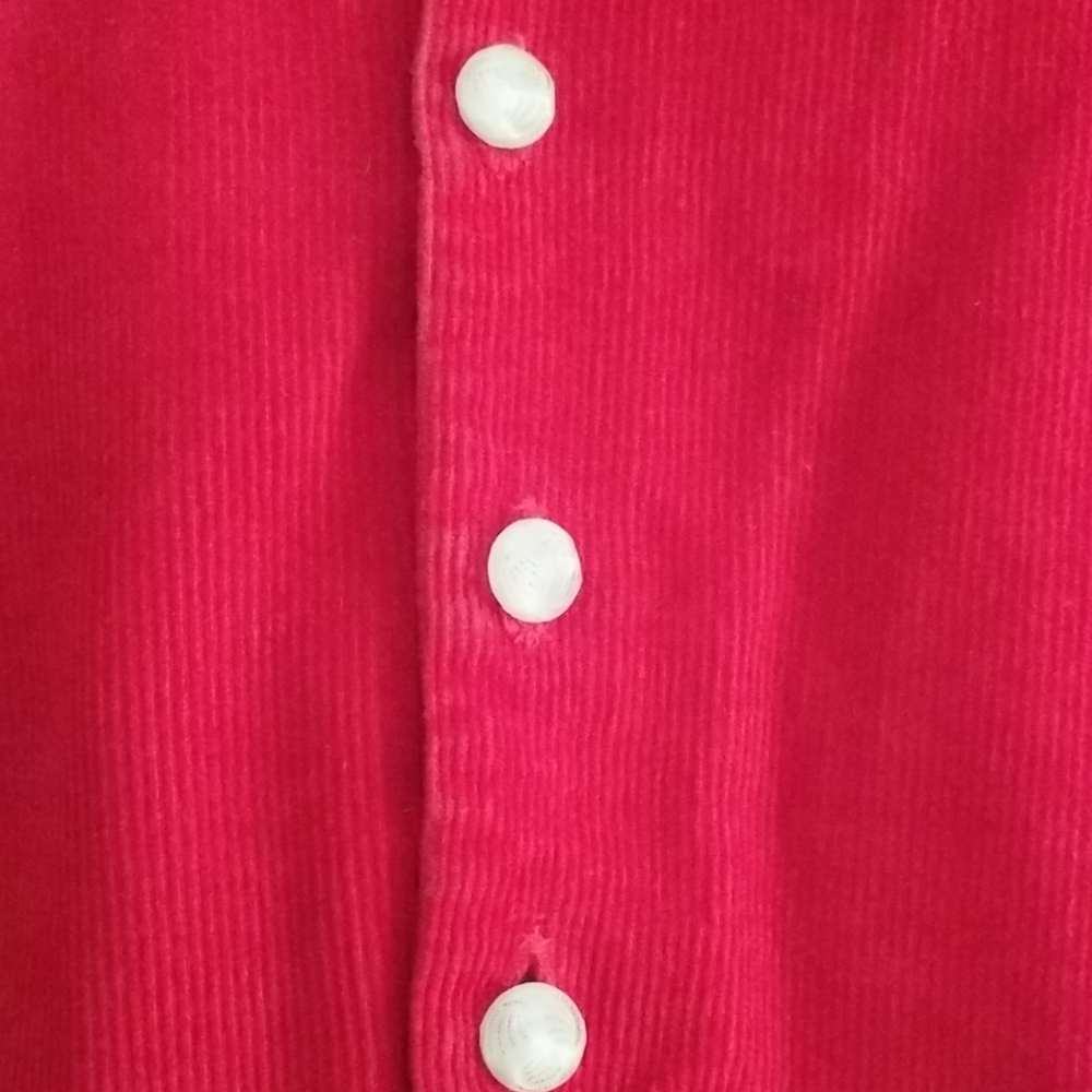 Vintage Corduroy Child's Dress - Picture 3 of 5